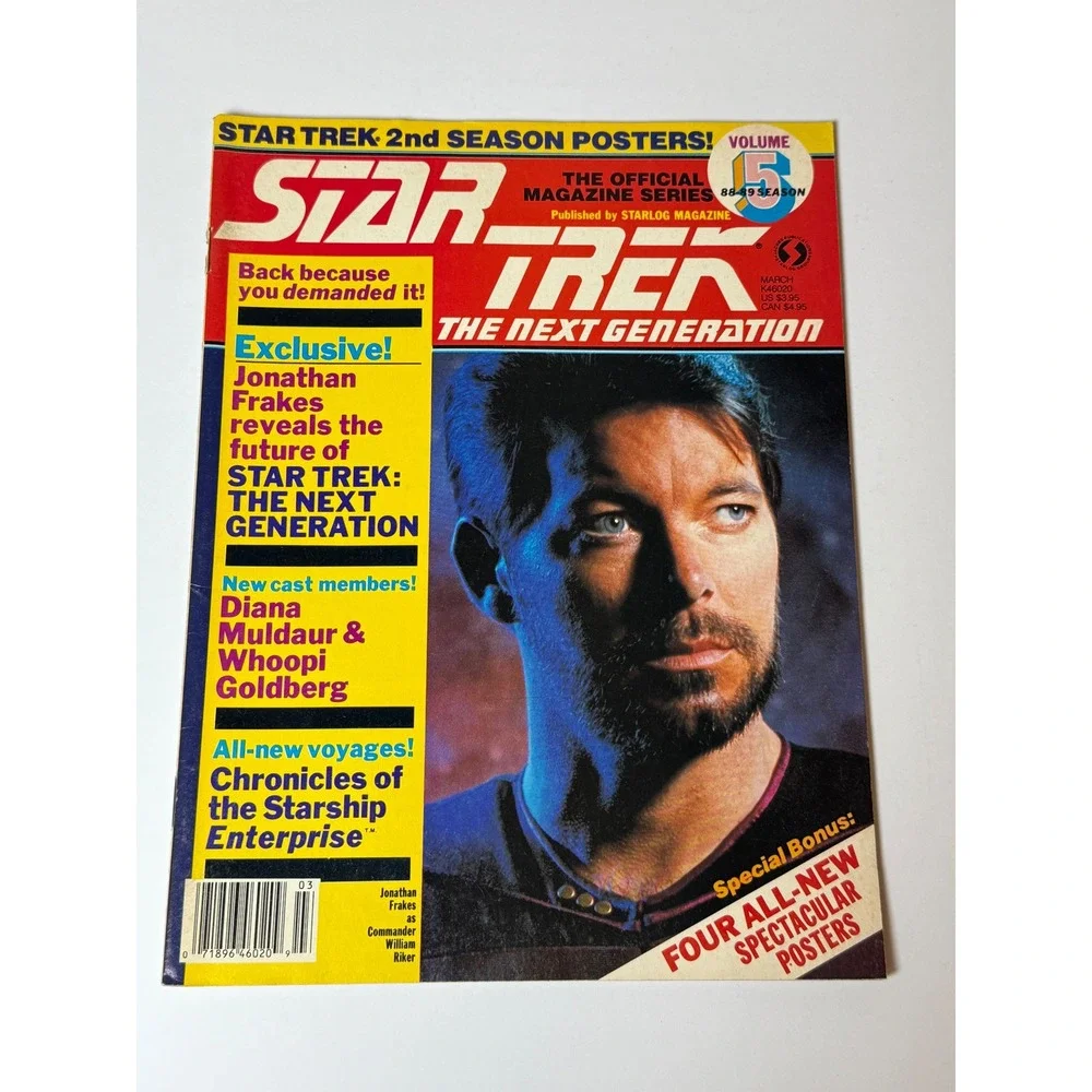 Star Trek The Next Generation Official Magazine Series Volume 5 1990‎